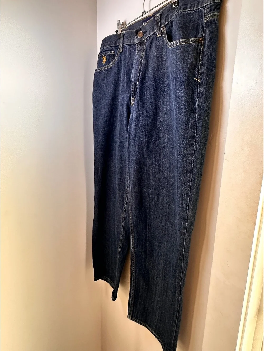 U.S. Polo Assn Men’s Jeans 38x30 Blue Denim Straight Leg Classic Fit
